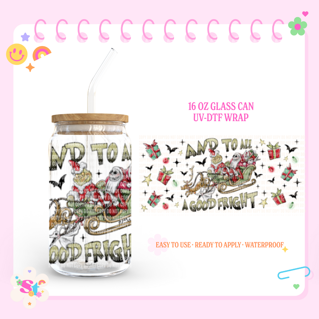 JACK X MEAN ONE SLEIGH - 16 OZ UV DTF WRAP