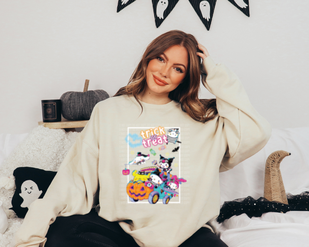 TRICK OR TREAT EXCLUSIVE - CLEAR FILM SCREENPRINT