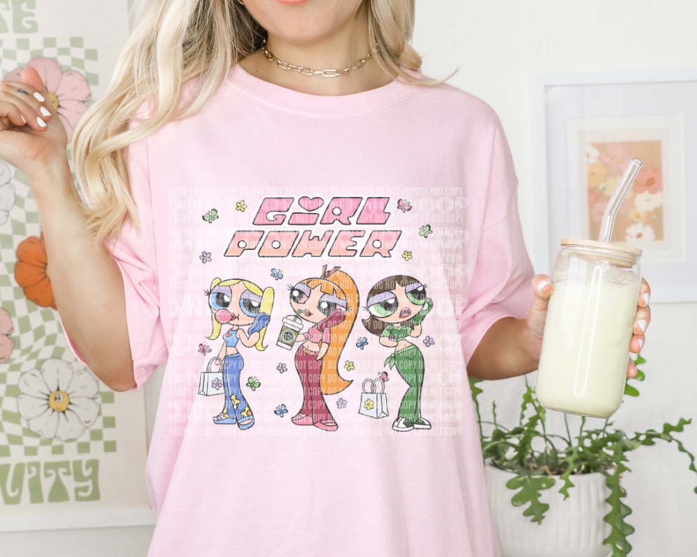 GIRL POWER EXCLUSIVE - CLEAR FILM SCREENPRINT