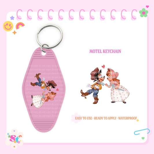 COUPLE TOY M+R EXCLUSIVE - MOTEL KEYCHAIN DECAL