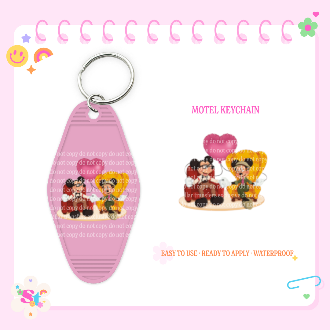 MOUSE UP LOVE EXCLUSIVE - MOTEL KEYCHAIN DECAL – Stellar Transfers