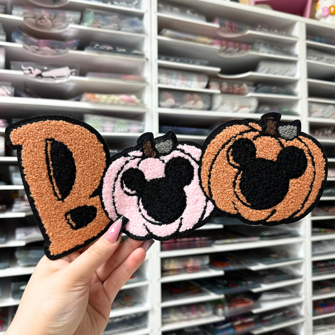 BOO - CHENILLE PATCH