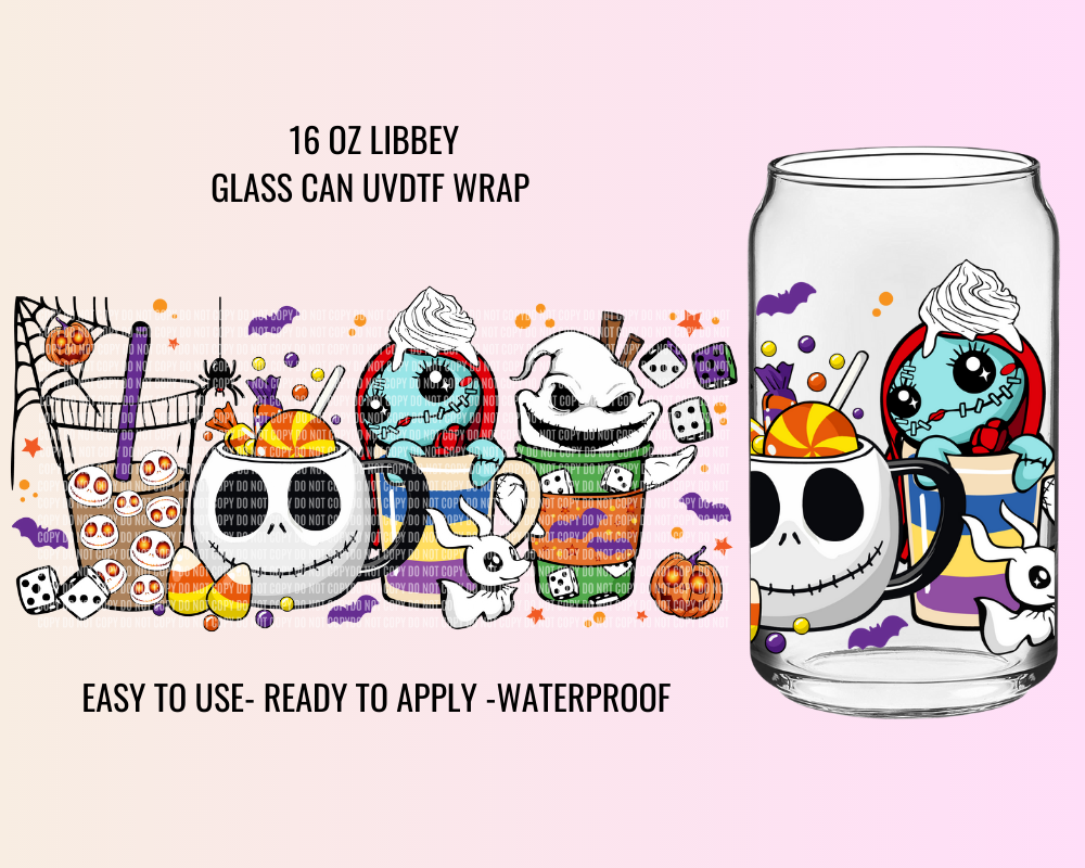 NBC LATTES - 16 OZ UV DTF WRAP
