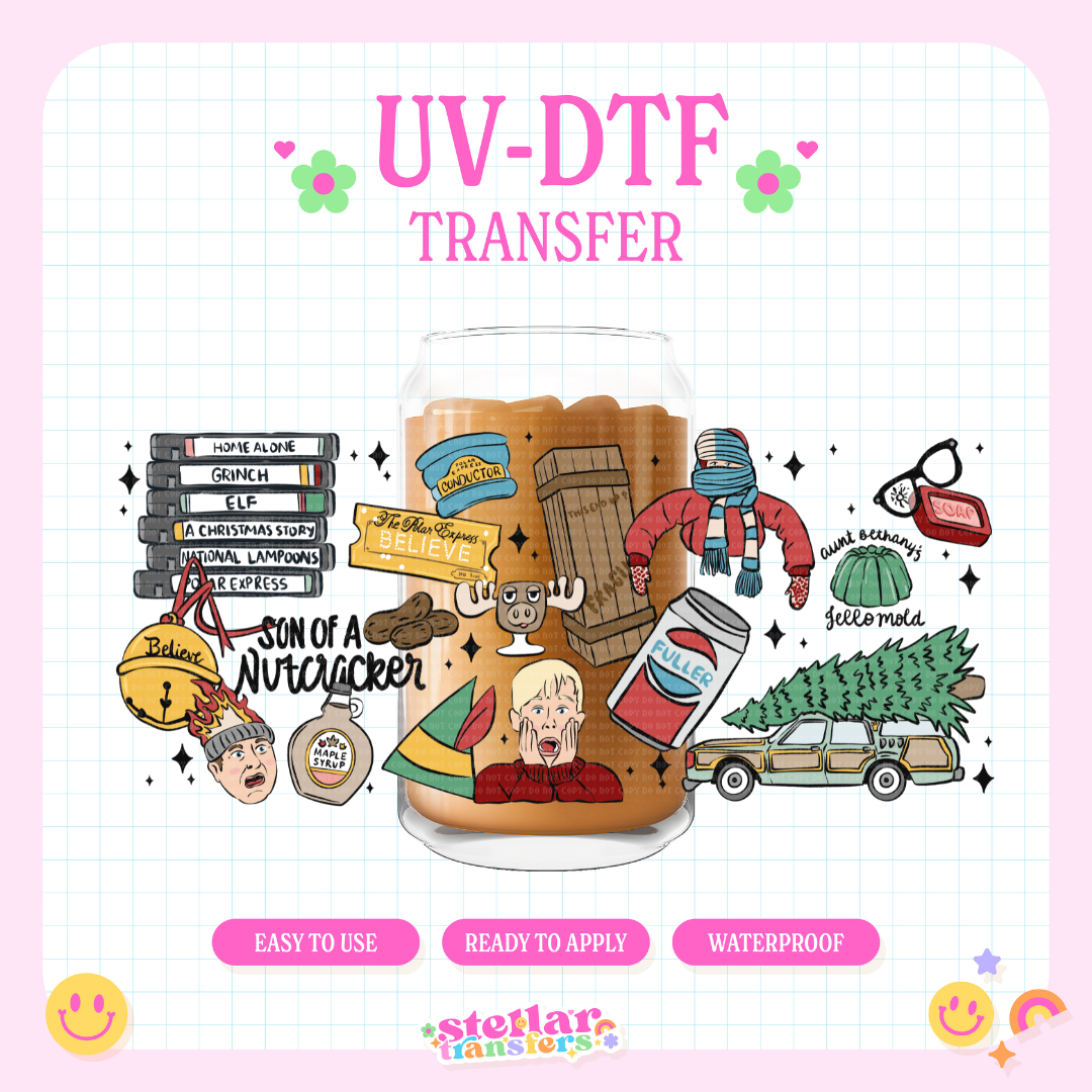 HOME ALONE CHRISTMAS - 16 OZ UV DTF
