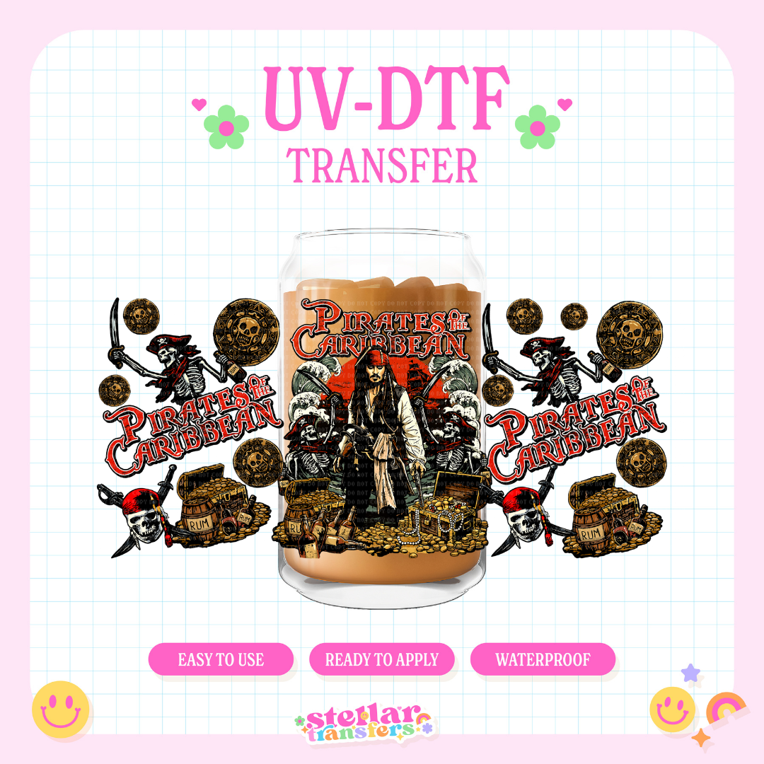 PIRATES - 16 OZ UV DTF