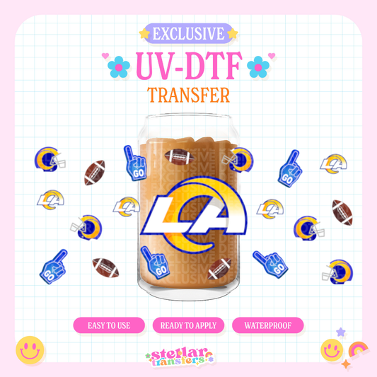 RAM FOOTBALL EXCLUSIVE - 16 OZ UV DTF