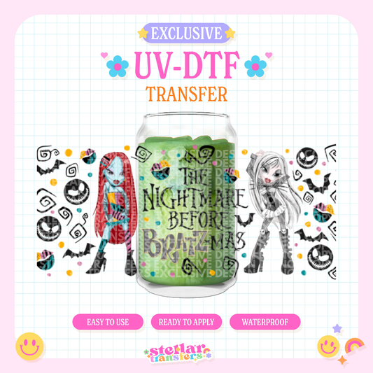 NIGHTMARE BEFORE BRATMAS EXCLUSIVE - 16 OZ UV DTF