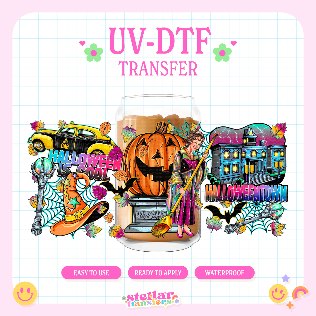 SPOOKY TOWN - 16 OZ UV DTF