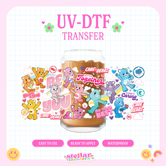 FRIENDSHIP BEARS - 16 OZ UV DTF