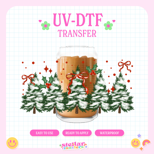 CHRISTMAS TREES - 16 OZ UV DTF