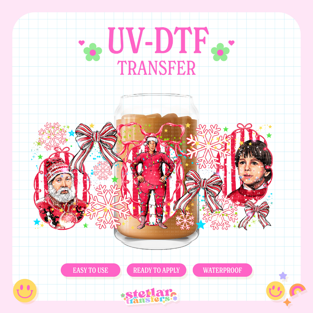 THE SANTA MOVIE - 16 OZ UV DTF