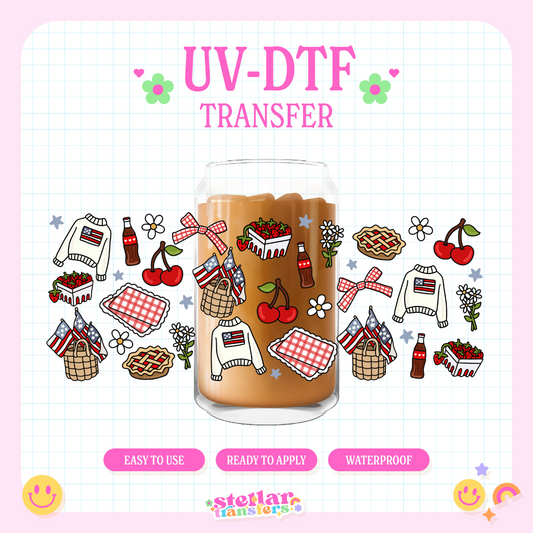 AMERICA PICNIC - 16 OZ UV DTF