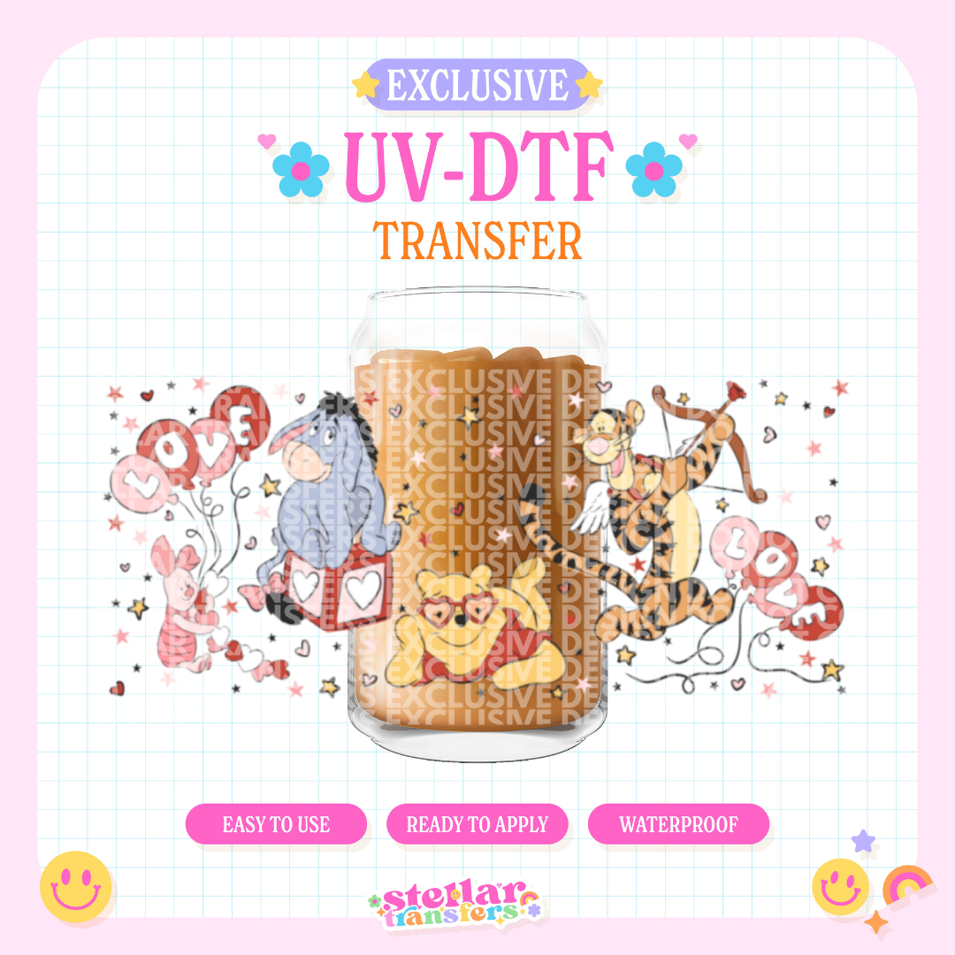 VALENTINE HONEY EXCLUSIVE - 16 OZ UV DTF