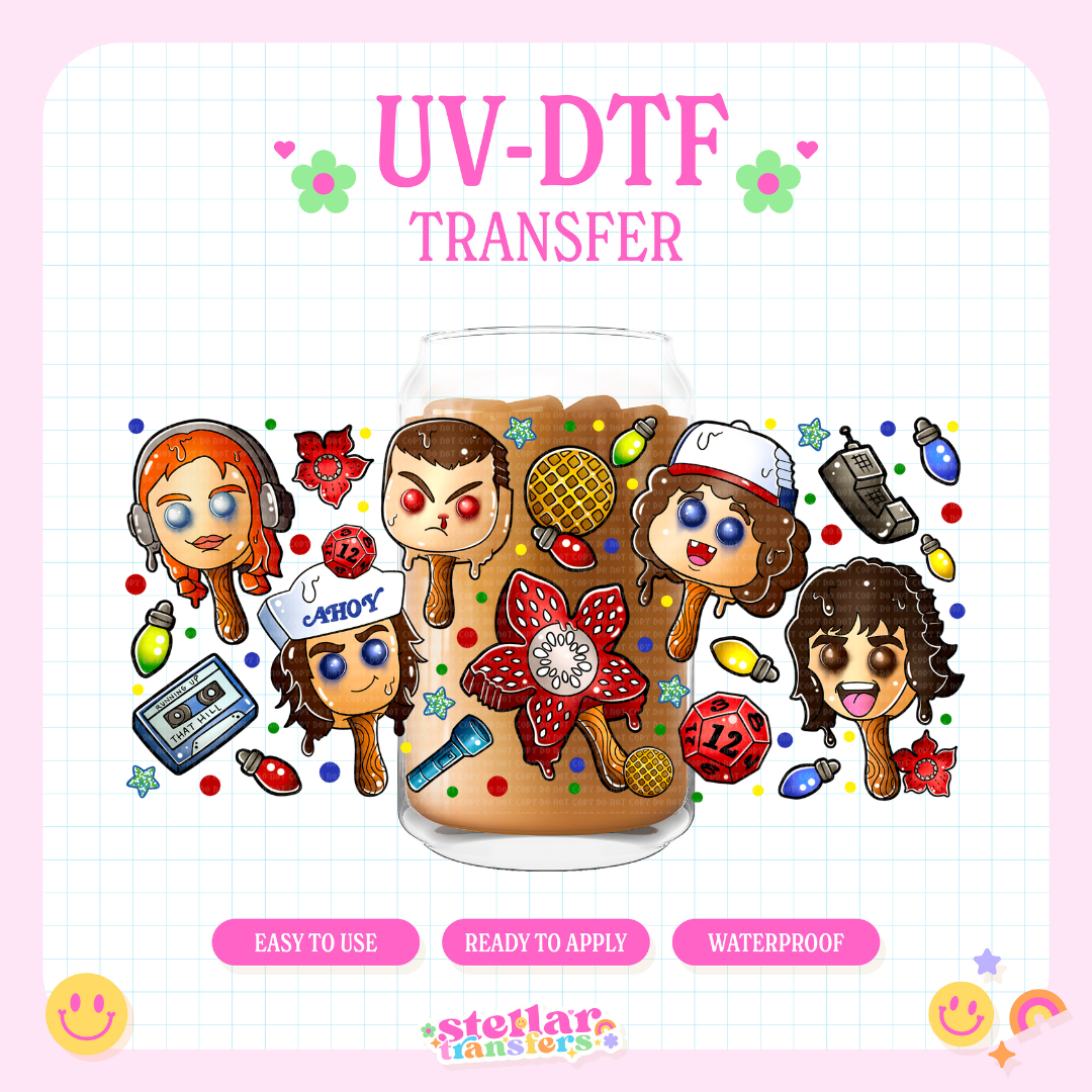 STRANGER POPSICLES - 16 OZ UV DTF