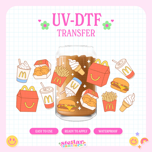 M DONALDS - 16 OZ UV DTF