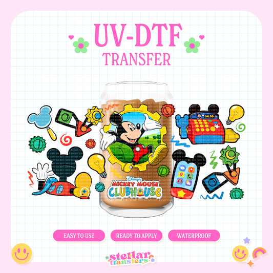 MOUSE CLUB HOUSE - 16 OZ UV DTF