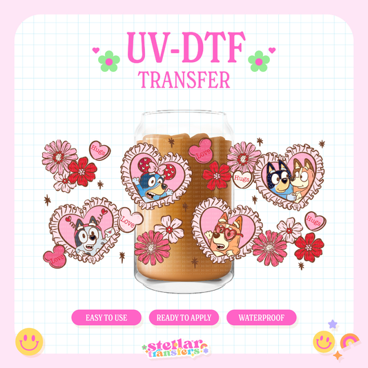 LOVE BLUY - 16 OZ UV DTF