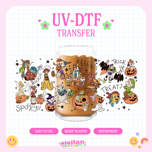 MAGIC WORLD TRICK OR TREAT - 16 OZ UV DTF