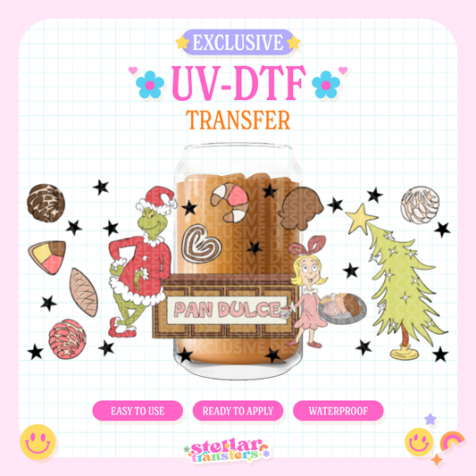GRNCH PAN DULCE EXCLUSIVE - 16 OZ UV DTF