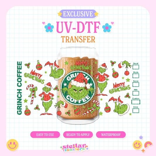 GRNCH SB COFFEE - 16 OZ UV DTF