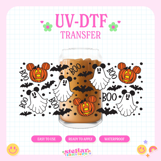BOO MOUSE GHOST - 16 OZ UV DTF