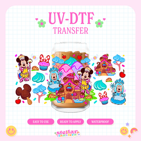 MOUSE SWEET LAND - 16 OZ UV DTF