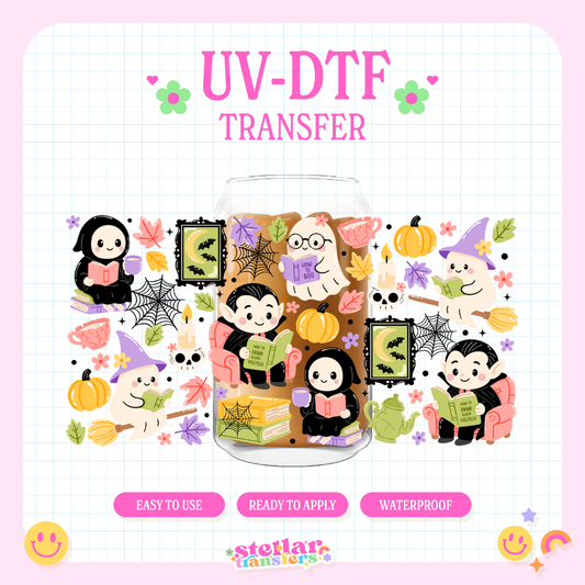 SPOOKY BOOKISH - 16 OZ UV DTF