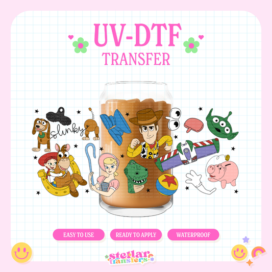 STORY TOY FRIENDS - 16 OZ UV DTF