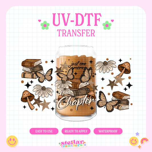 BROWN TONES JUST ONE MORE CHAPTER - 16 OZ UV DTF