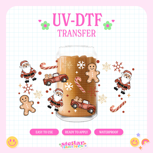 RED XMAS - 16 OZ UV DTF