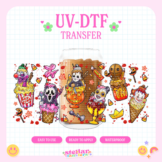 HORROR ICE CREAM - 16 OZ UV DTF