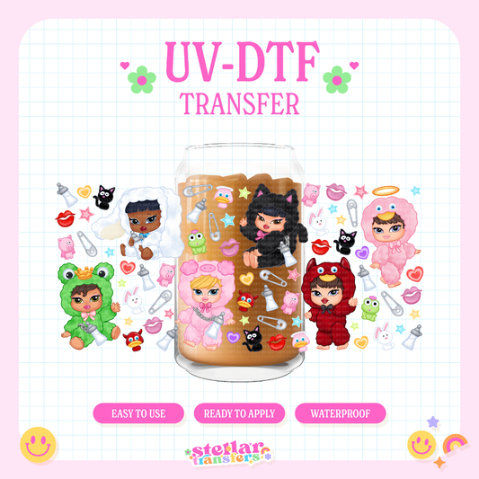 BABY BRATZIES - 16 OZ UV DTF