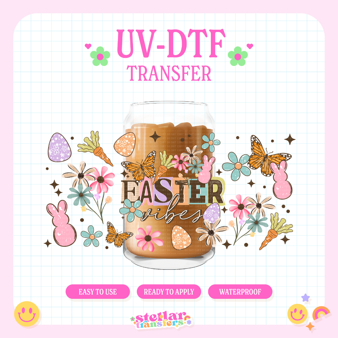 EASTER VIBES - 16 OZ UV DTF