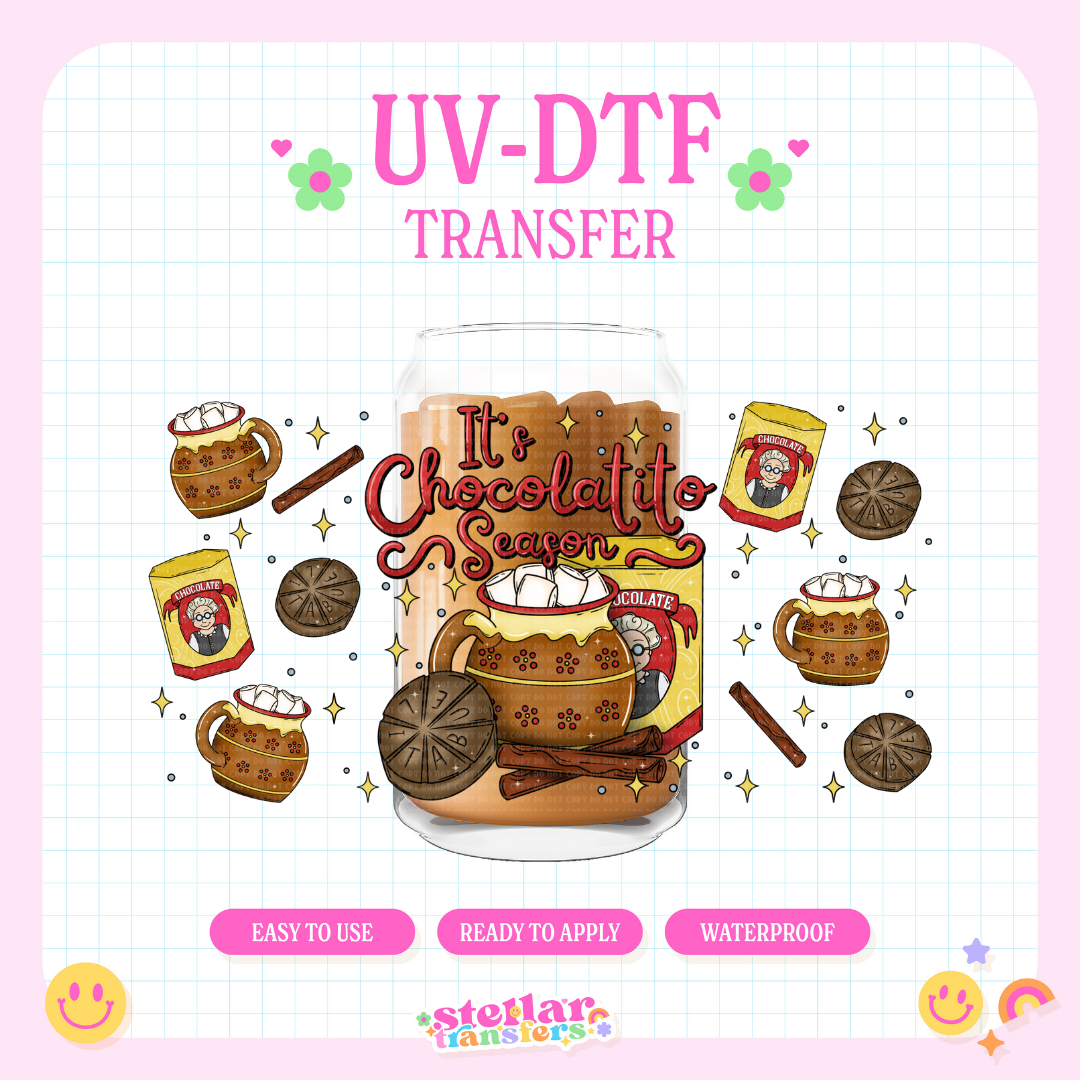 IT'S CHOCOLATE SEASON - 16 OZ UV DTF