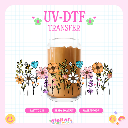 SPRING WILDFLOWERS  - 16 OZ UV DTF