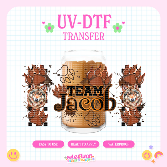TEAM JACOB - 16 OZ UV DTF