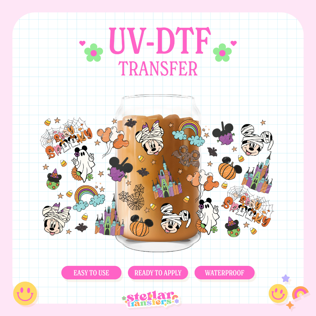 STAY SPOOKY PARK FRIENDS - 16 OZ UV DTF