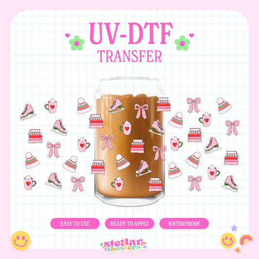 GIRLY XMAS - 16 OZ UV DTF