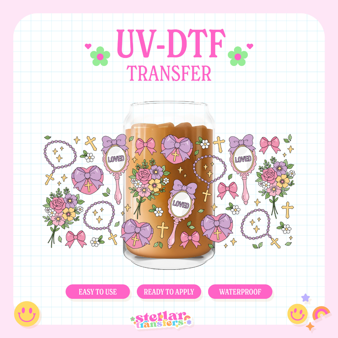 JESUS GIRLY - 16 OZ UV DTF
