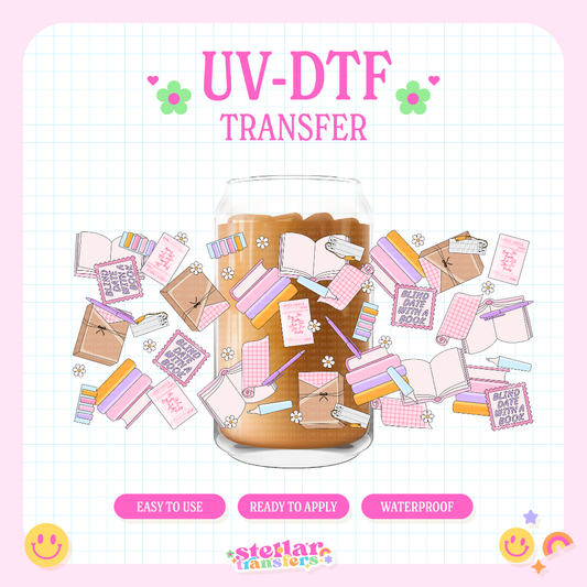 BLIND DATE WITH A BOOK - 16 OZ UV DTF