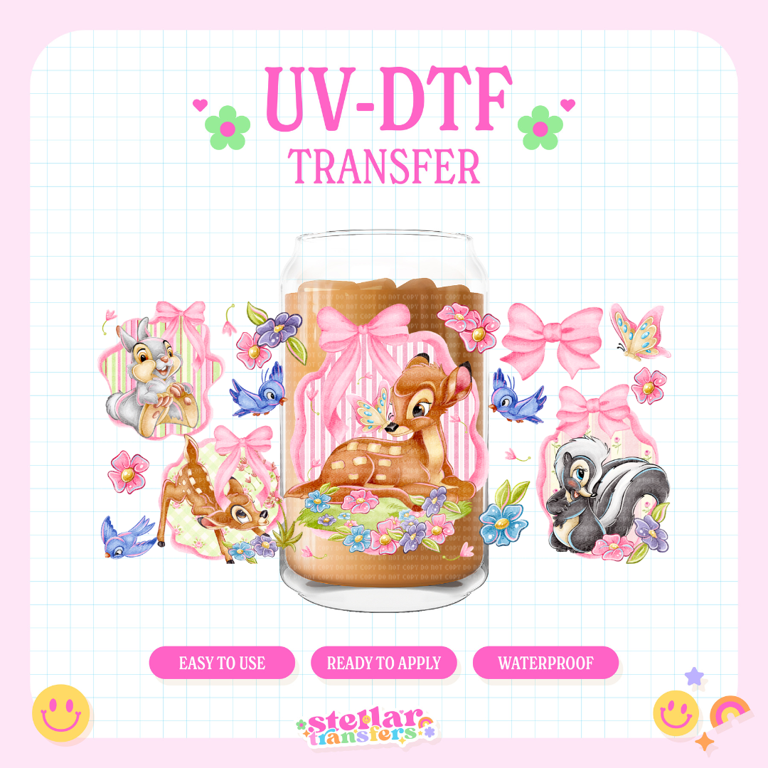 BABY DEER - 16 OZ UV DTF