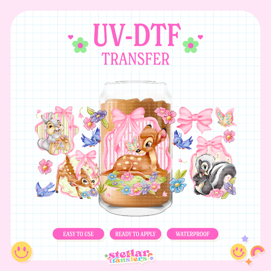 BABY DEER - 16 OZ UV DTF