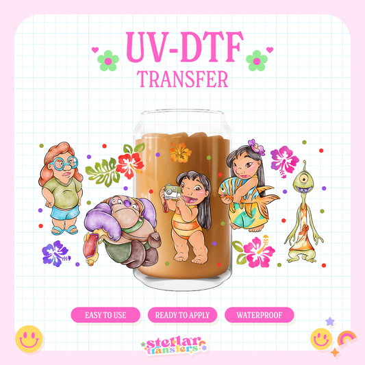 LILO FRIENDS - 16 OZ UV DTF