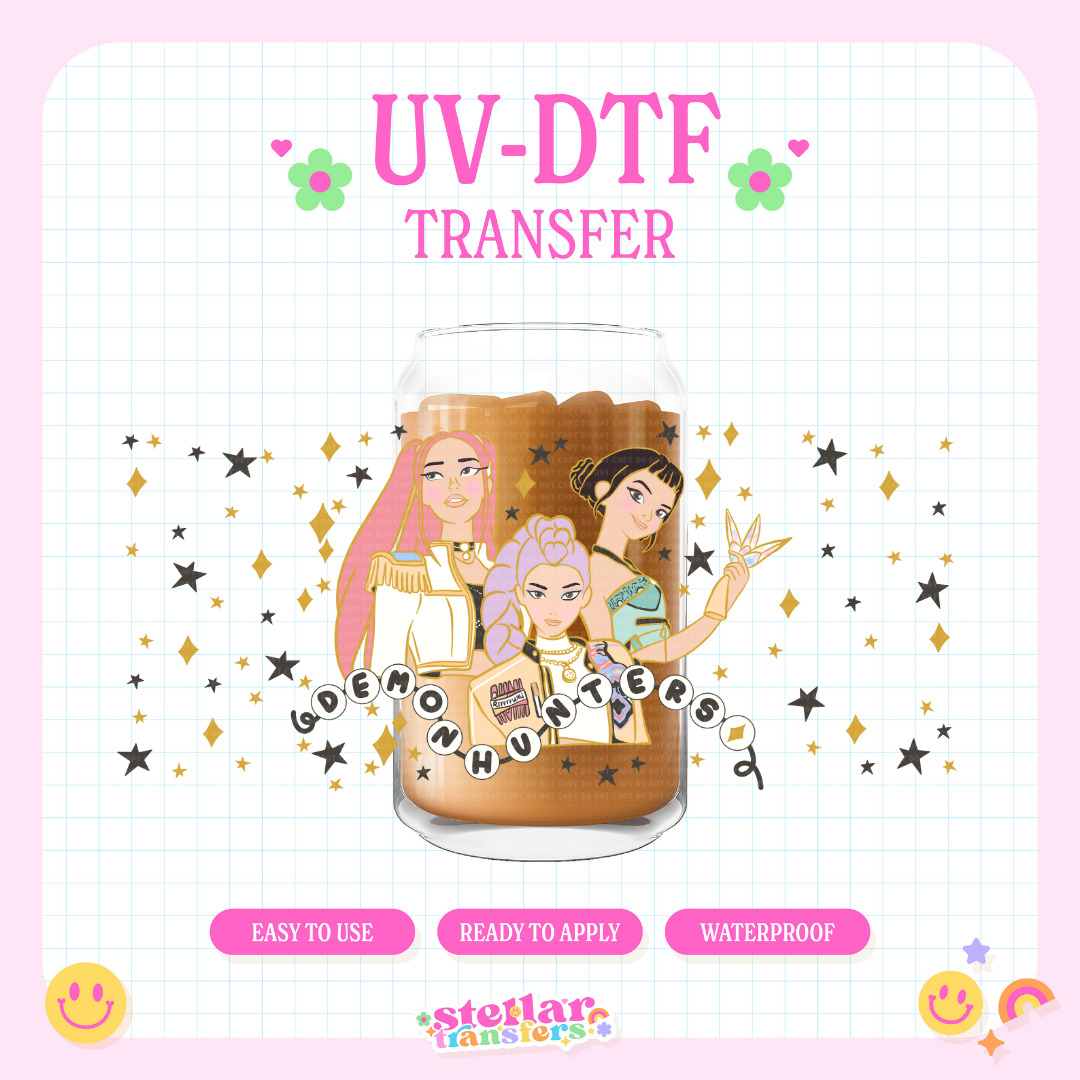 D HUNTERS - 16 OZ UV DTF