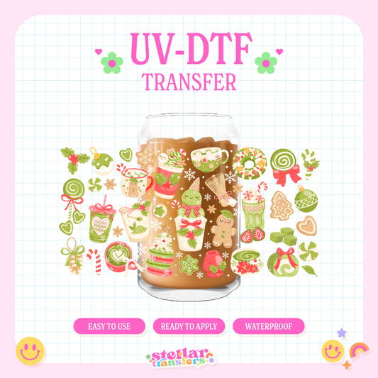 MATCHA CHRISTMAS - 16 OZ UV DTF
