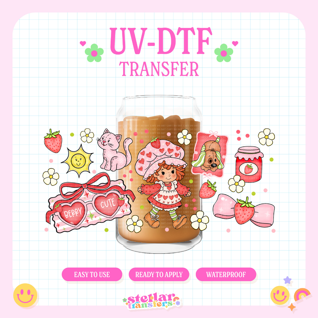 BERRY CUTE SHORTCAKE - 16 OZ UV DTF