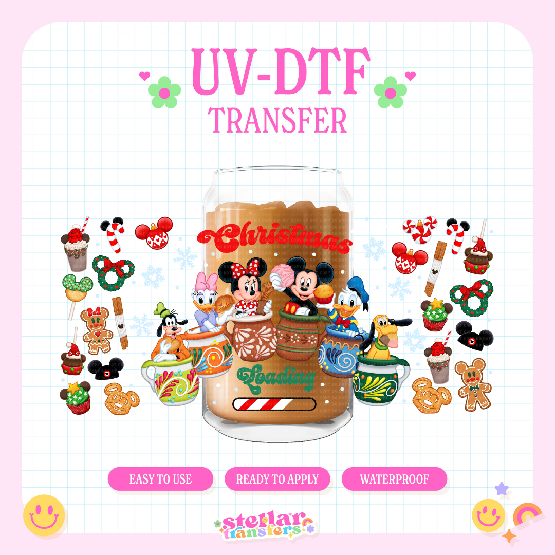 CHRISTMAS LOADING.. - 16 OZ UV DTF