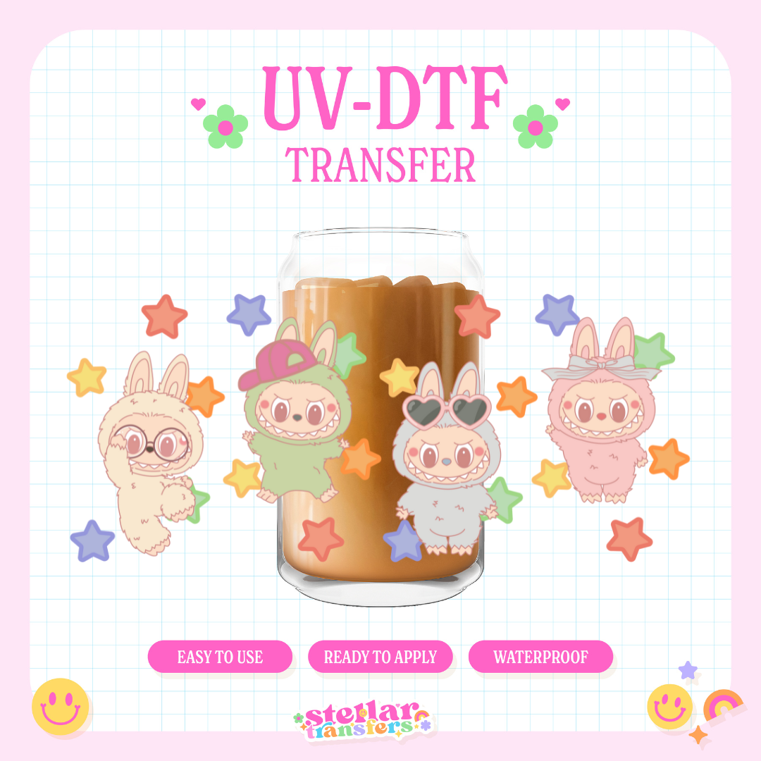 LABU DRESS UP - 16 OZ UV DTF