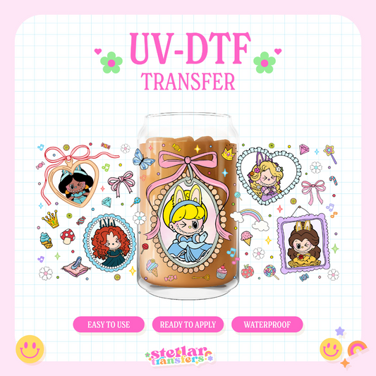 PRINCESS BUBU - 16 OZ UV DTF