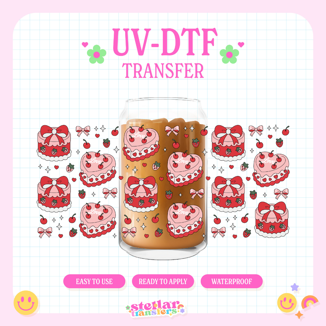 PRETTY LOVE CAKES - 16 OZ UV DTF